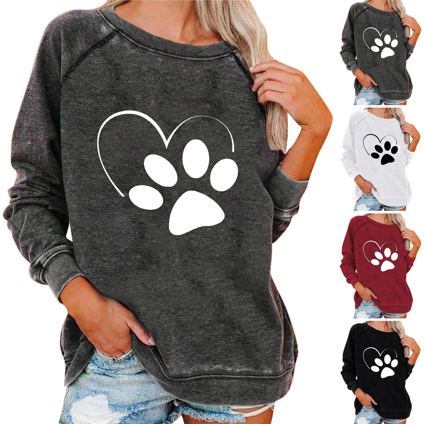 PawFlex™ | Oversized Sweatshirt - Ihre Liebe zu Haustieren mit Stil!