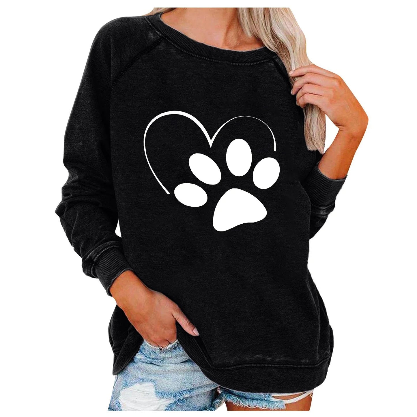PawFlex™ | Oversized Sweatshirt - Ihre Liebe zu Haustieren mit Stil!