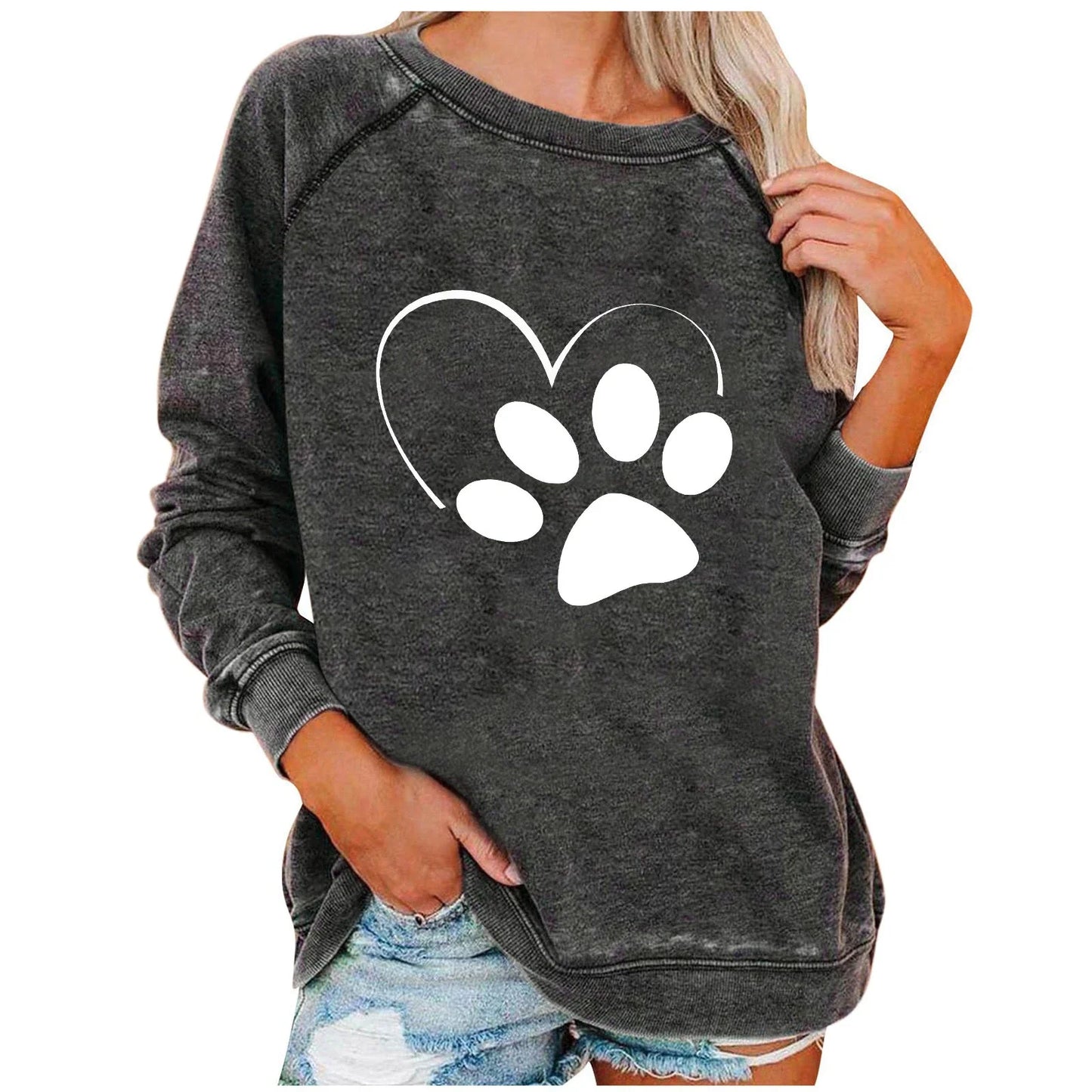 PawFlex™ | Oversized Sweatshirt - Ihre Liebe zu Haustieren mit Stil!